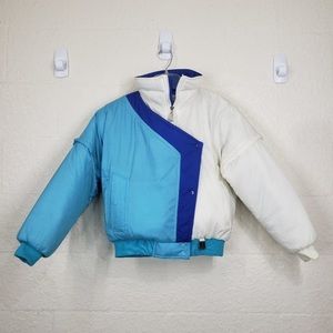 Vintage 1985 Robern International Downhill Racer Color Block Ski Jacket Small